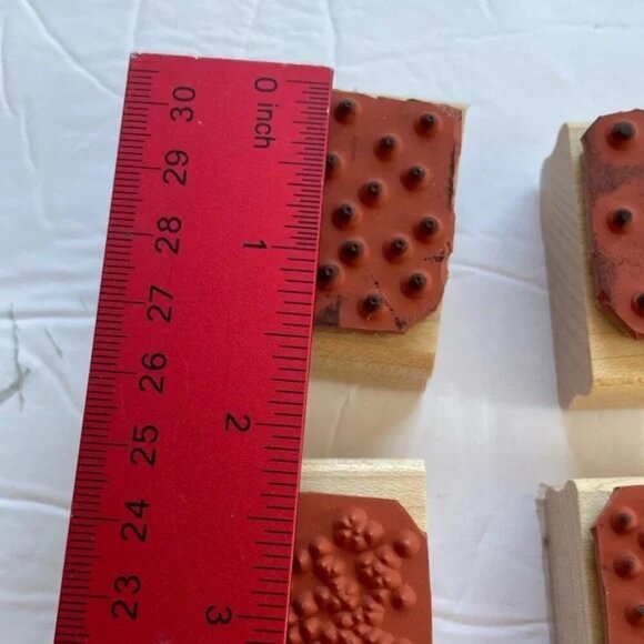 Wood Block Stamps 13 PIECES STAMPIN UP   Checkerboard Itty Bitty Fun Phrases - Picture 9 of 10